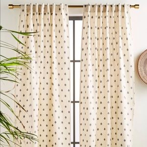 Anthropologie Peyton Ikat curtain panels
